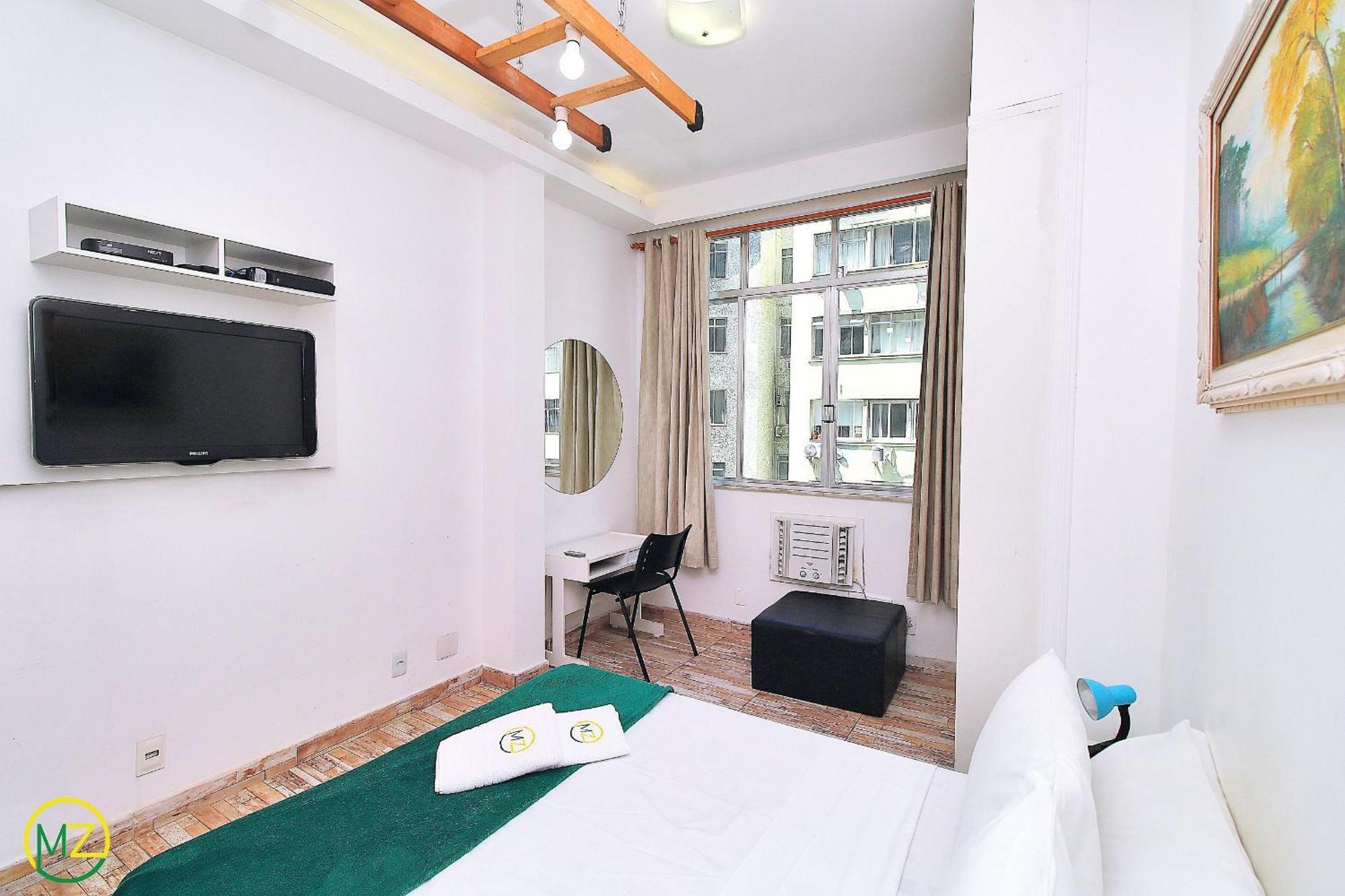Studio Para 4 Pessoas Com Vista Mar Em Copacabana Рио де Жанейро Екстериор снимка