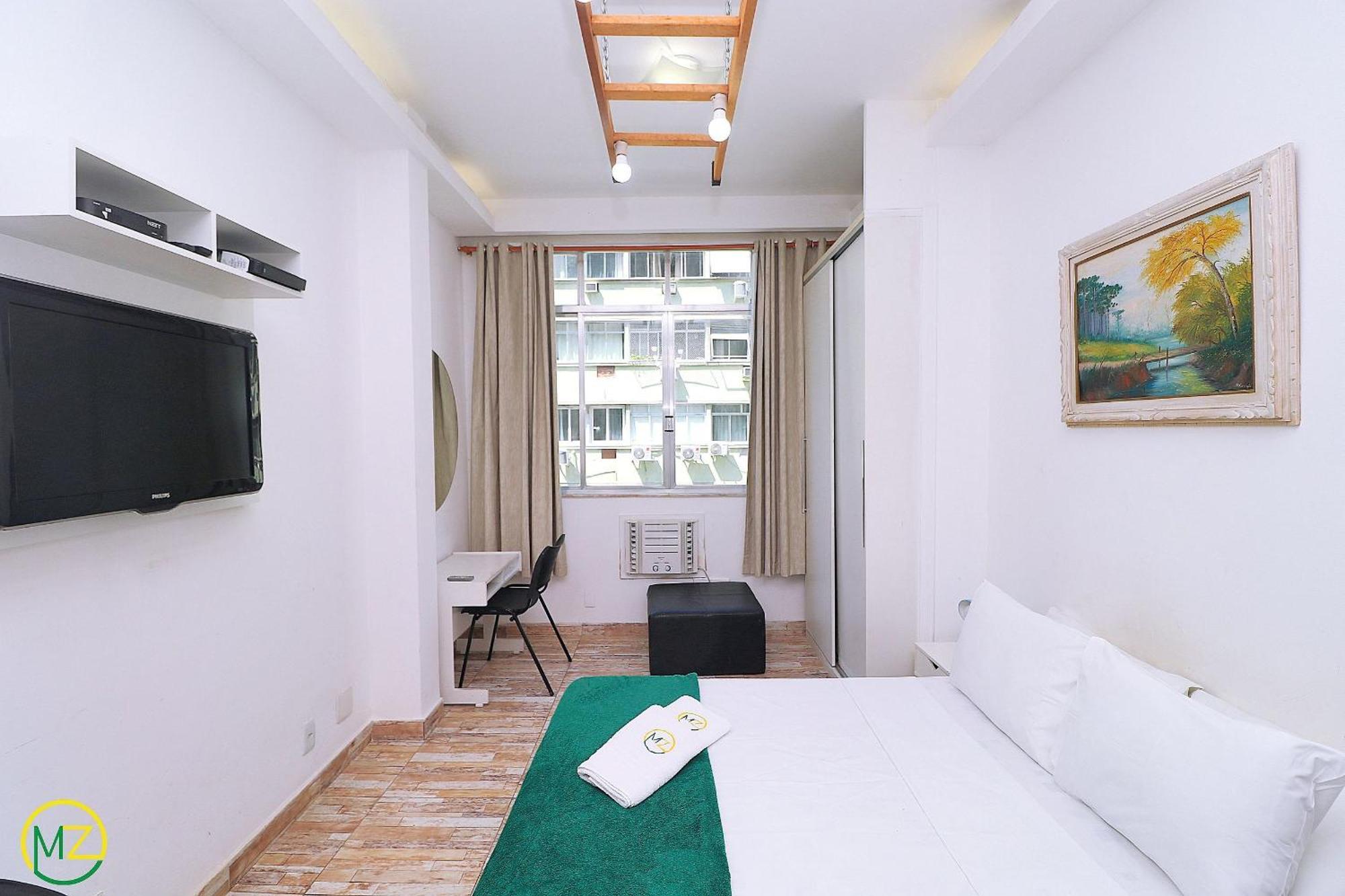Studio Para 4 Pessoas Com Vista Mar Em Copacabana Рио де Жанейро Екстериор снимка