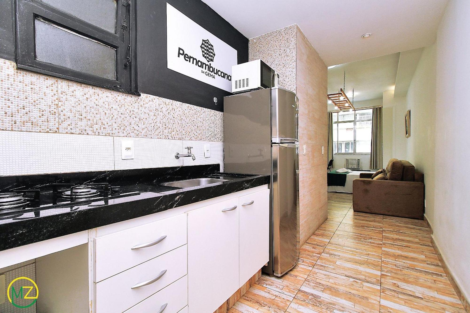 Studio Para 4 Pessoas Com Vista Mar Em Copacabana Рио де Жанейро Екстериор снимка